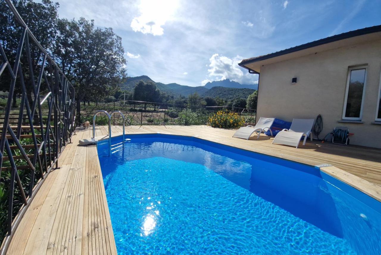 Domaine U Filanciu - Casa Chiara - Centru Di Corsica Villa Moltifao Eksteriør bilde